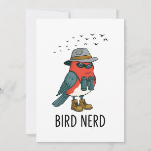 Vogel Nerd Grappige Vogel Kijken Vogelliefhebber Kaart