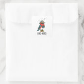 Vogel Nerd Grappige Vogel Kijken Vogelliefhebber Vierkante Sticker (Tas)