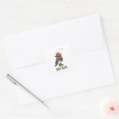 Vogel Nerd Grappige Vogel Kijken Vogelliefhebber Vierkante Sticker (Envelop)