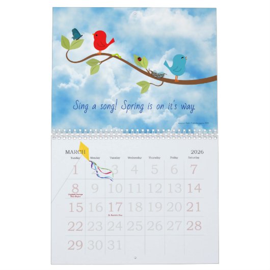 Vogel Nerd Kalender (Mar 2026)