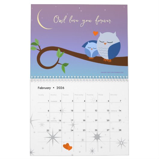 Vogel Nerd Kalender (Feb 2026)