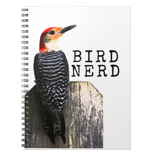 Vogel Nerd Roodbuikspecht Notitieboek (Voorkant)