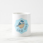 vogel nerd schattig blauwe vogel koffiemok (Center)