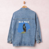 Vogel Nerd Starling Vogels Hobby Birdwatcher Denim Jacket (Hangar)