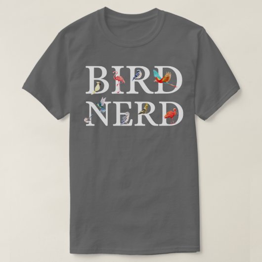 Vogel Nerd TShirt 2 (Design voorkant)