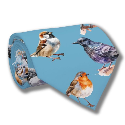 Vogel Nerd, vogelaar, trekker, vogelaar Stropdas