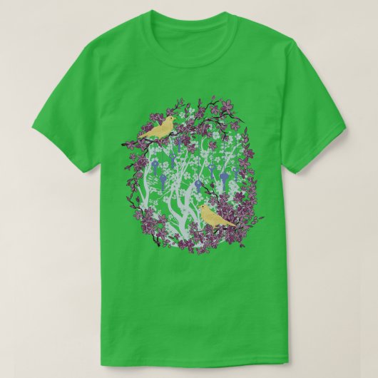 Vogel Nestings T-shirt (Design voorkant)