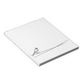 vogel notitieblok (Schuin)