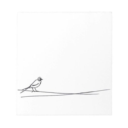 vogel notitieblok (Voorkant)