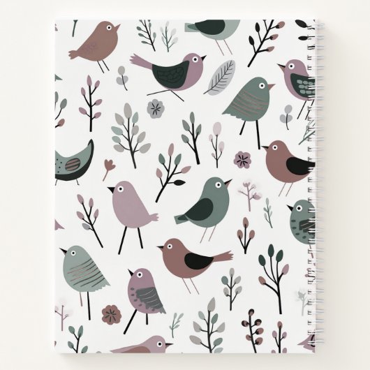 vogel notitieboek (Achterkant)