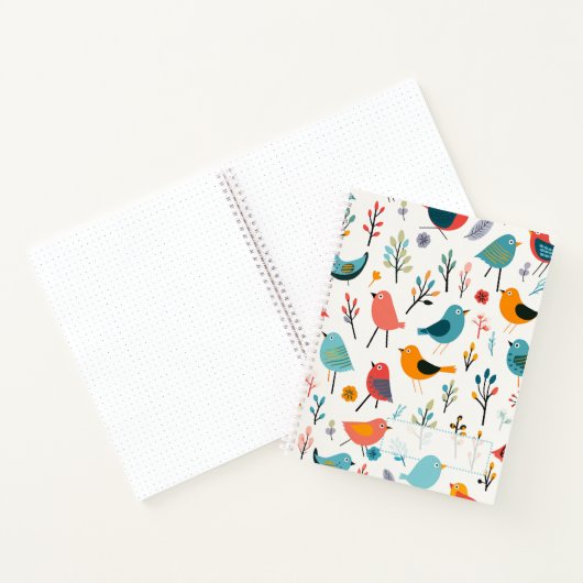 vogel notitieboek (Binnen)