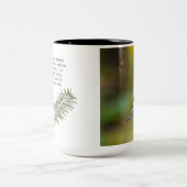 Vogel, Nuthatch, tweezijdig, Tweekleurige Koffiemok (Center)