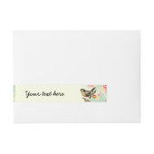  vogel, omwikkeling rond Adresetiketten Adreslabel Wikkel (Voorkant)