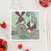 Vogel ontwerp servet (Insitu)