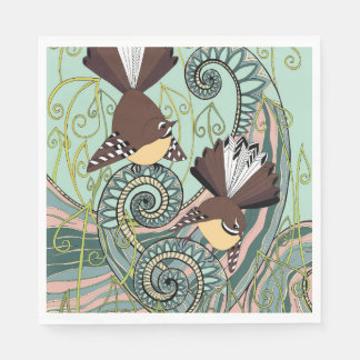 Vogel ontwerp servet