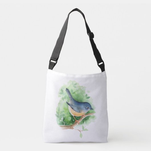 Vogel op bijkantoor crossbody tas (Voorkant)