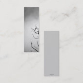 Vogel op Bladwijzer van bijkantoren Mini Visitekaartje (Voorkant / Achterkant)