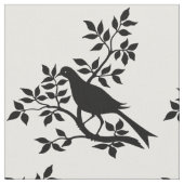 Vogel op boomtak silhouet stof (Close Up)