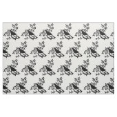 Vogel op boomtak silhouet stof (Fat Quarter)
