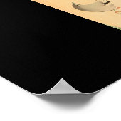 Vogel op de Bamboeboom van Seitei Watanabe 1851-19 Poster (Hoek)