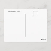 Vogel op de steiger - Corpus Christi, Texas Briefkaart (Achterkant)