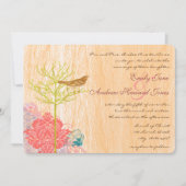  vogel op de uitnodiging voor het uitzenden van ee (Voorkant)