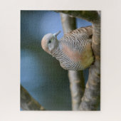 Vogel op een boom ledemaat legpuzzel (Verticaal)