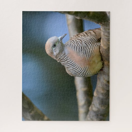 Vogel op een boom ledemaat legpuzzel (Verticaal)