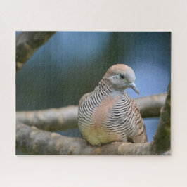 Vogel op een boom ledemaat legpuzzel
