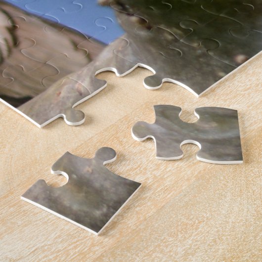 Vogel op een boom ledemaat legpuzzel (Zijkant)