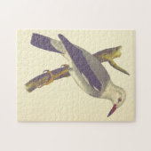 Vogel op een boomtak,  puzzel legpuzzel (Horizontaal)