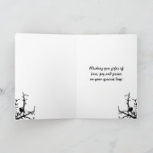 Vogel op een Branch Birthday Kaart (Binnen)