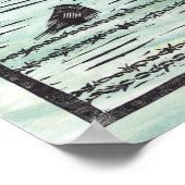 Vogel op een Draad - Kleur Poster (Hoek)