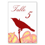 Vogel op een filiaal kaart (Voorkant)