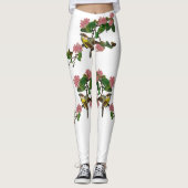 Vogel op een filiaal leggings (Voorkant)