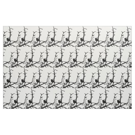 Vogel op een filiaal stof (Fat Quarter)