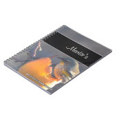 Vogel op een half opgegeten Apple Notitieboek (Linkerzijde)