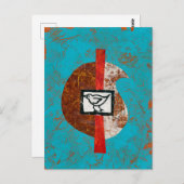 Vogel op een hike Briefkaart (Voorkant / Achterkant)