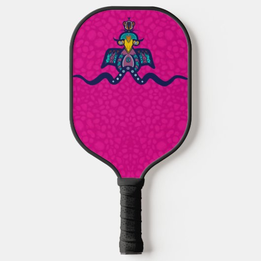 Vogel op een Lijn Pickleball Paddle (Voorkant)