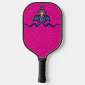 Vogel op een Lijn Pickleball Paddle (Achterkant)