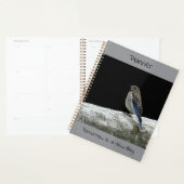 Vogel op een Post - planner (Display)