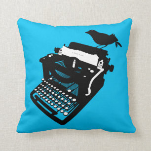 Vogel op een schroefdraad voor schrijfmachines (bl kussen