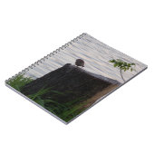 Vogel op een Stomp Spiraal Notebook Notitieboek (Linkerzijde)