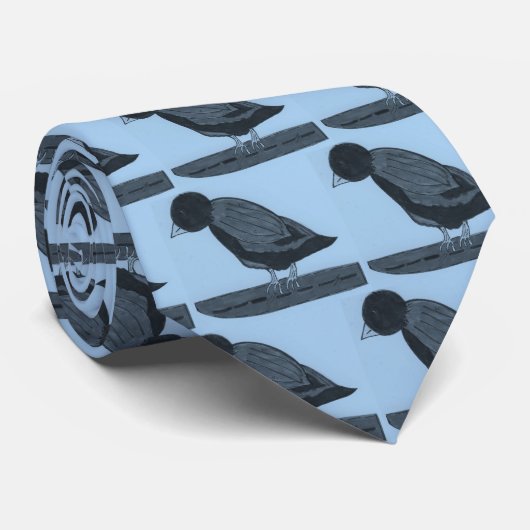Vogel op een Surf raad Stropdas (Opgerold)