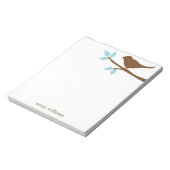 Vogel op een Tak Gepersonaliseerde Notitieblokken (Linkerzijde)