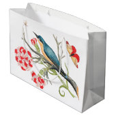 Vogel op een tak groot cadeauzakje (Achterkant Gekanteld)