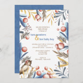 Vogel op een uitnodiging voor een bijkantoor (Voorkant / Achterkant)