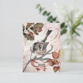 Vogel op filiaal Oracle Peace Kaart (Staand voorkant)