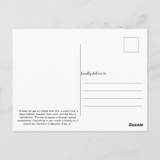 Vogel op filiaal Oracle Peace Kaart (Achterkant)