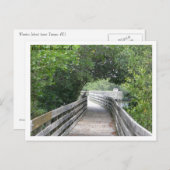 Vogel op het Briefkaart van Boardwalk (Voorkant / Achterkant)